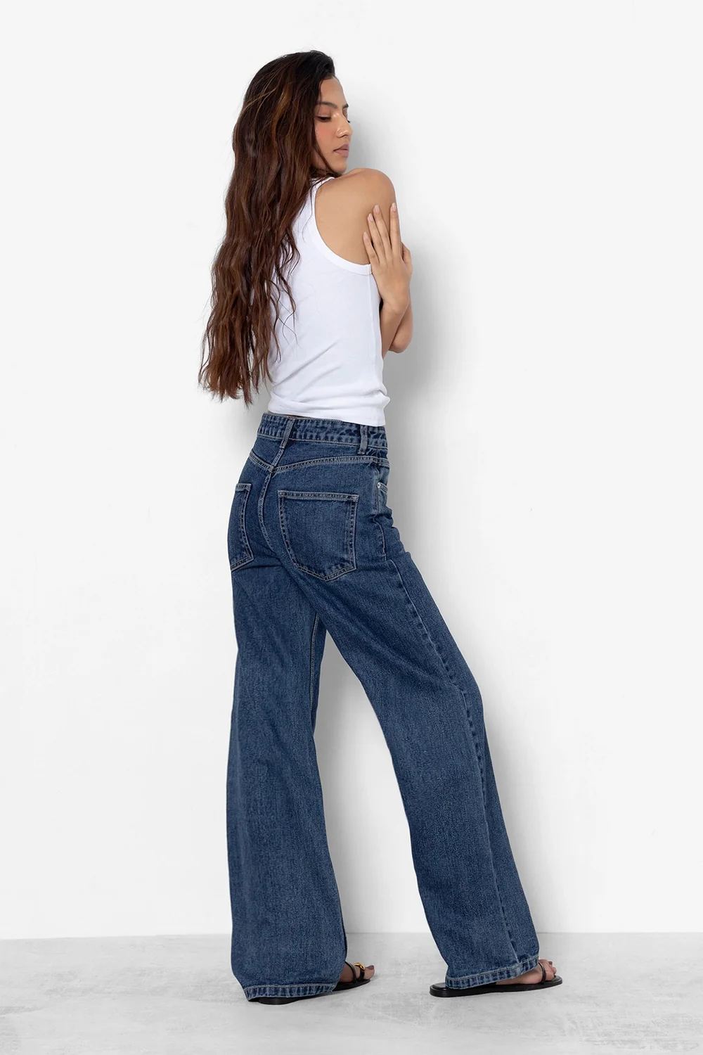 Straight High Rise Jeans