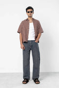 Charcoal Straight Fit Jeans